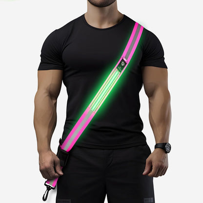 High-Visibility Reflective Running Belt