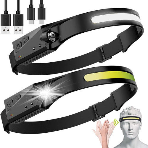 Rechargeable LED Flashlight Headlamp for Men