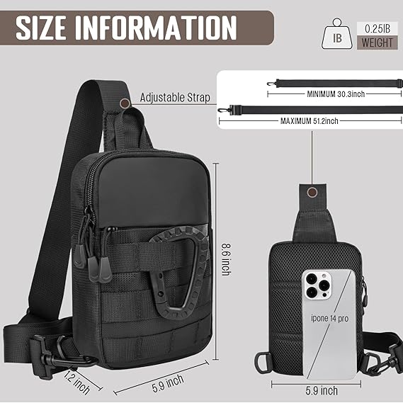 Small Sling Bag for Men