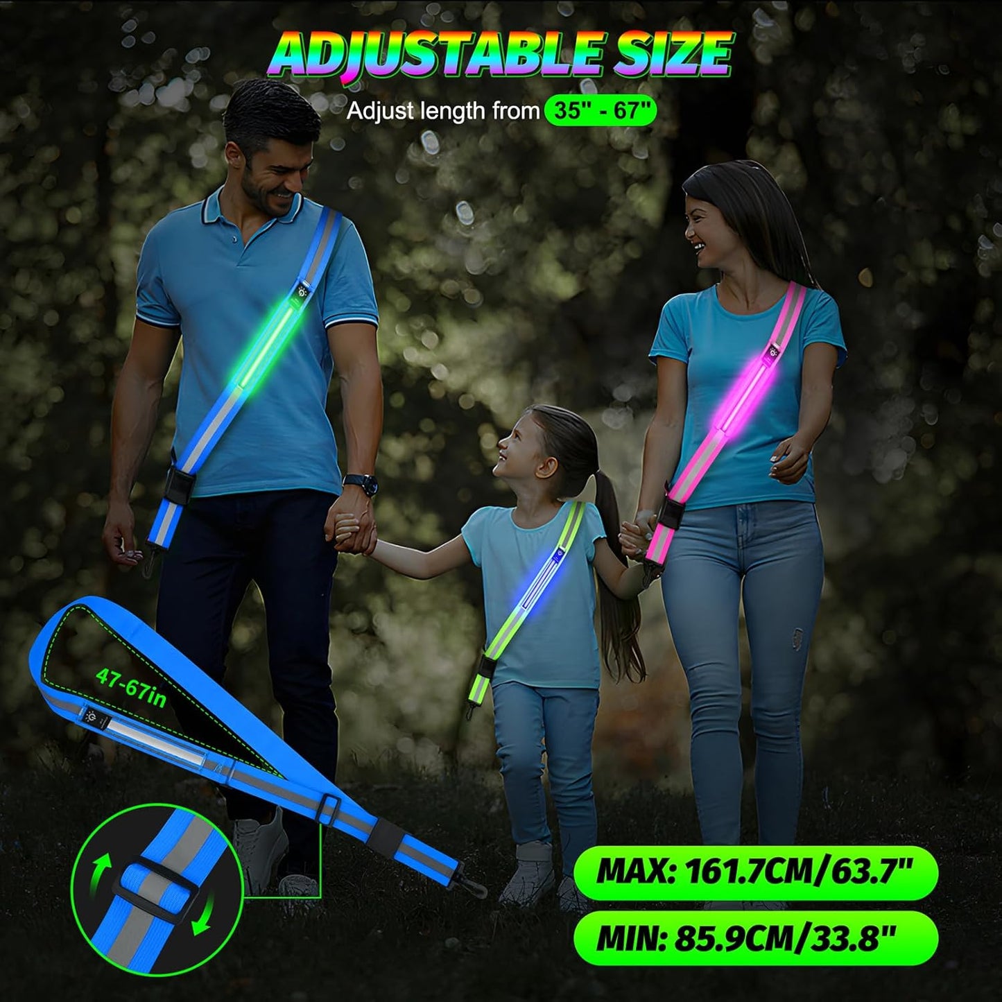 High-Visibility Reflective Running Belt