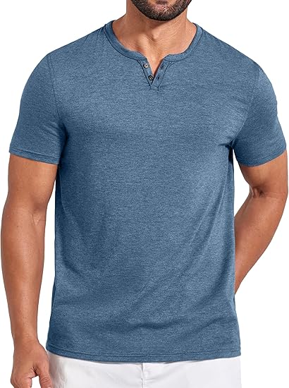 Men's Notch Neck T Shirts