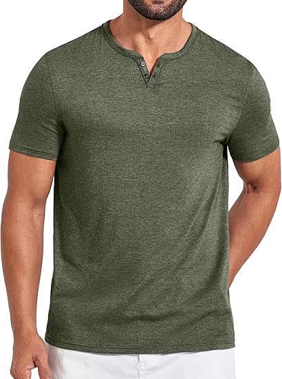 Men's Notch Neck T Shirts